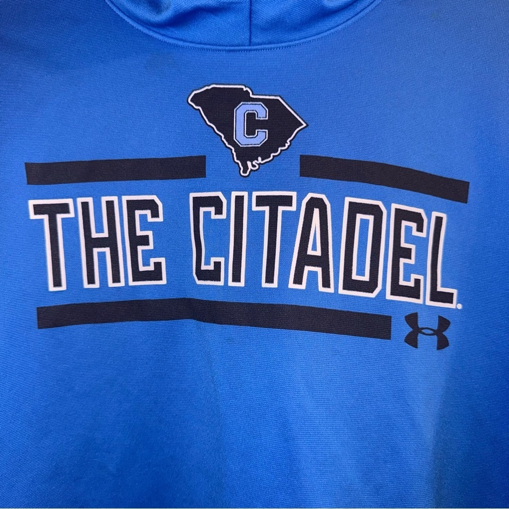 Under Armour Blue‎ The Citadel Hoodie. Size Large. - Picture 3 of 6